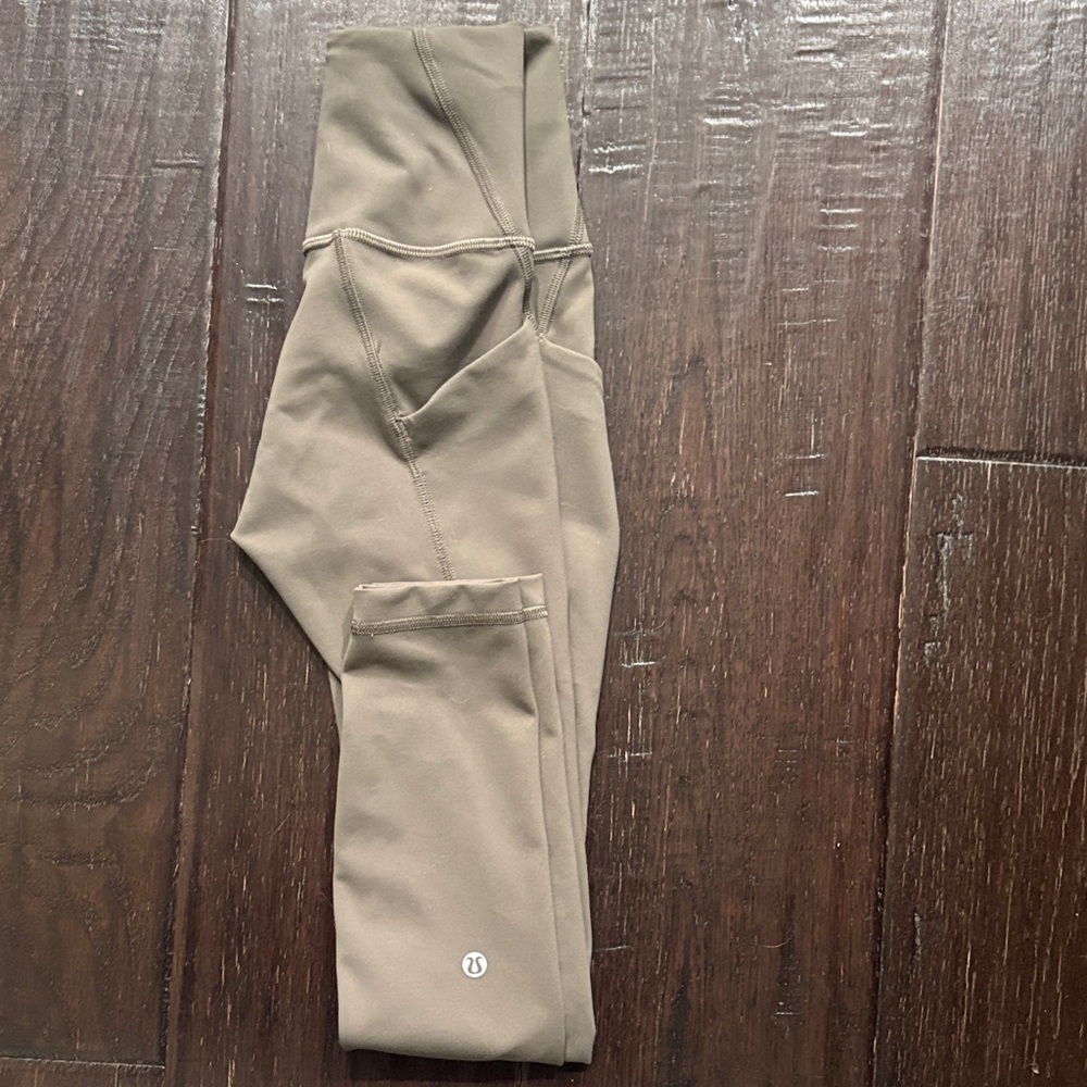 lululemon athletica Tan High-Waisted Leggings